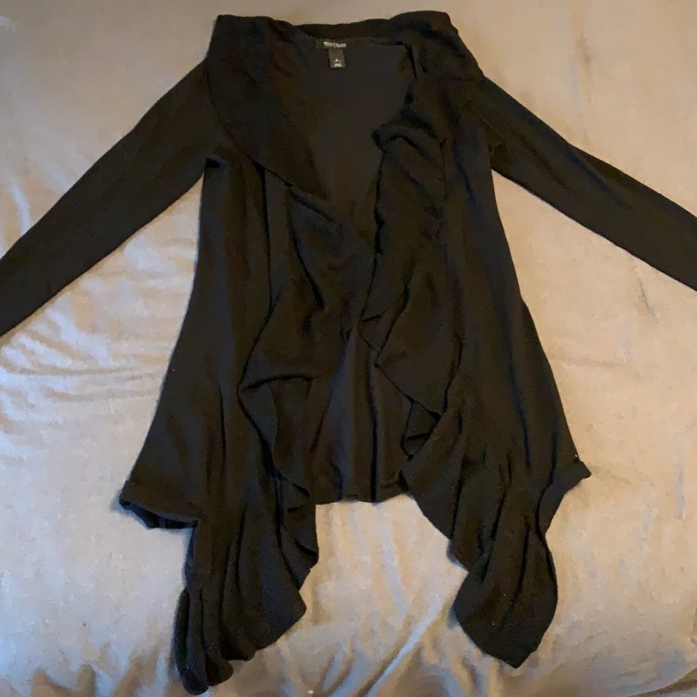 Black cardigan